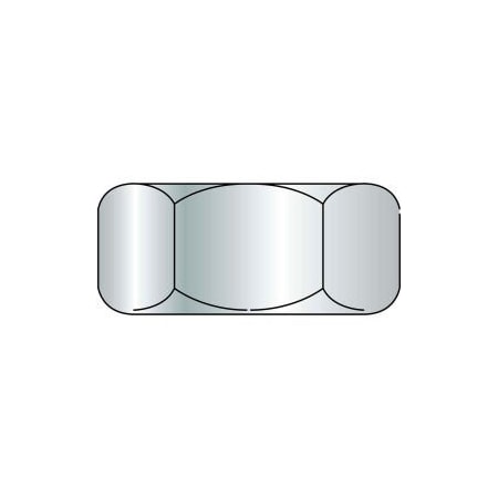 Brighton-Best Hex Nut, 1/4"-20, 18-8 Stainless Steel, Not Graded, Bright Zinc Plated 762036